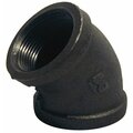 Pannext Fittings Elbow 3/8 45Deg Black Malleabl 520-202HN